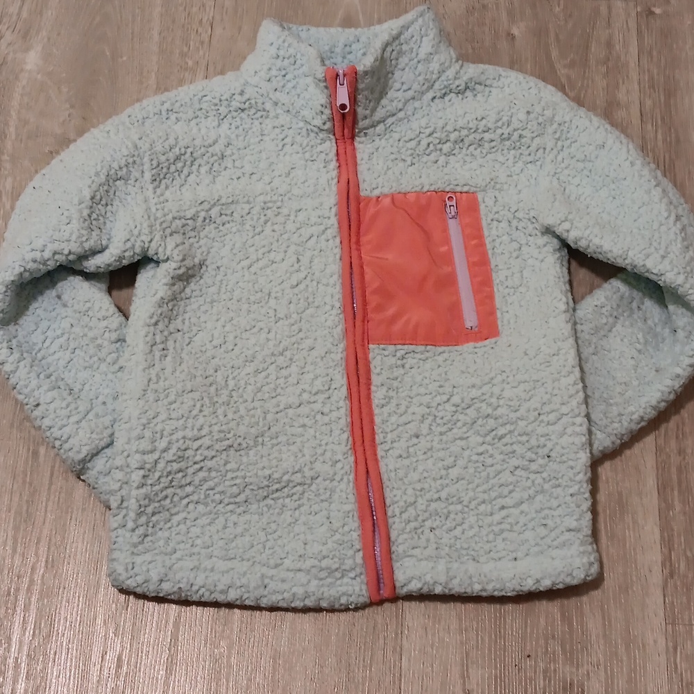 Girls Sherpa Colourblock Sweater